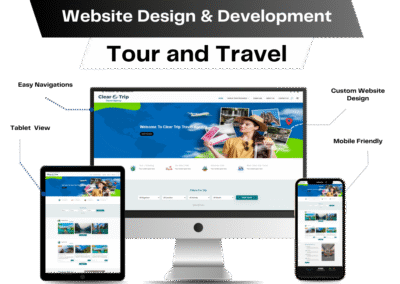 Travel and tour website design with WordPress and Divi Builder.